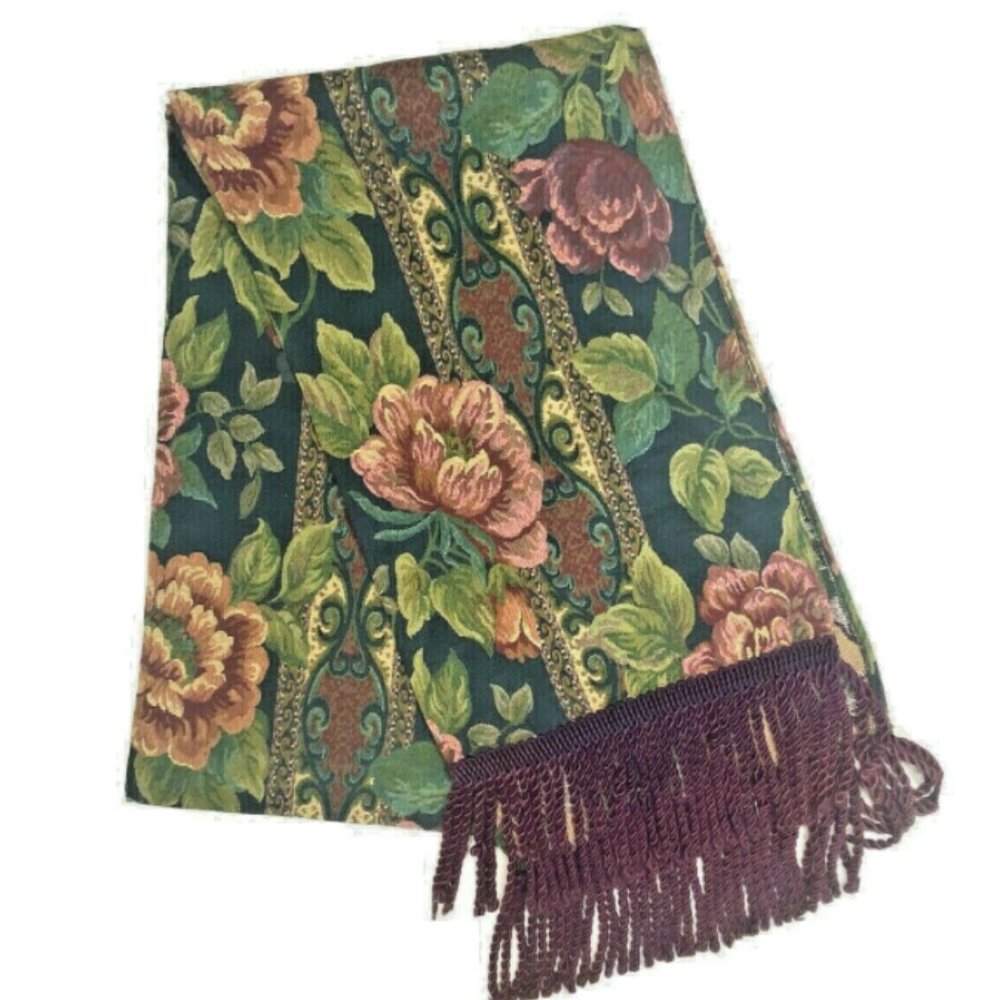 Custom Made Luxury Table Runner 98" Colorful